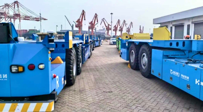 “机”中生智，徐工agv设备大展身手~