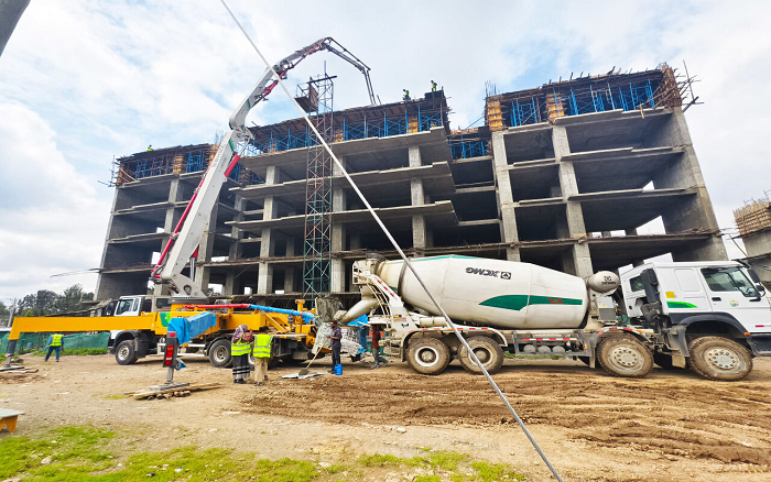 徐工泵车助建埃塞俄比亚