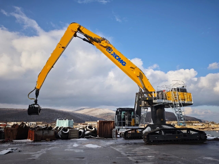 【工程特种兵】港口建设新宠儿！徐工XE850M抓料机上新！